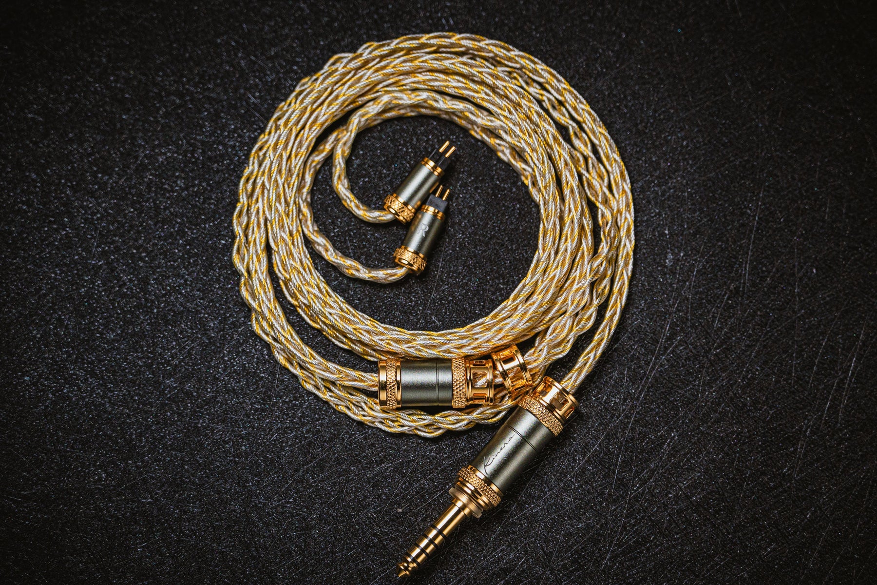 Kinera New favorite MIA 6N Single Crystal Copper Silver-Plated  IEM Upgrade cable