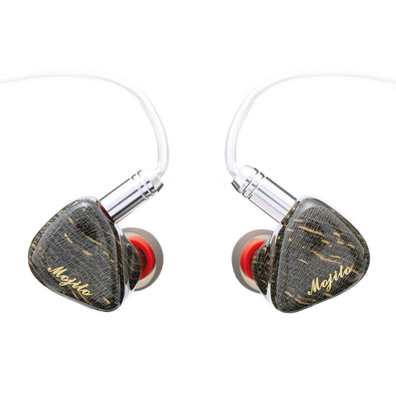 QoA Mojito 2 In Ear Earphones 2 Sonion BA+4 Knowles 6BA Driver Monitor HiFi Music 0.78 2pin Cable Headset Kinera IEMs Headphone - Kinera