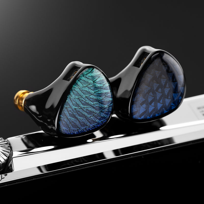 New Kinera Celest Wyvern Black Remaster 10mm LCP 2.0 Diaphragm Custom Dynamic Driver In Ear Earphones With MIC Cable Headphones - Kinera