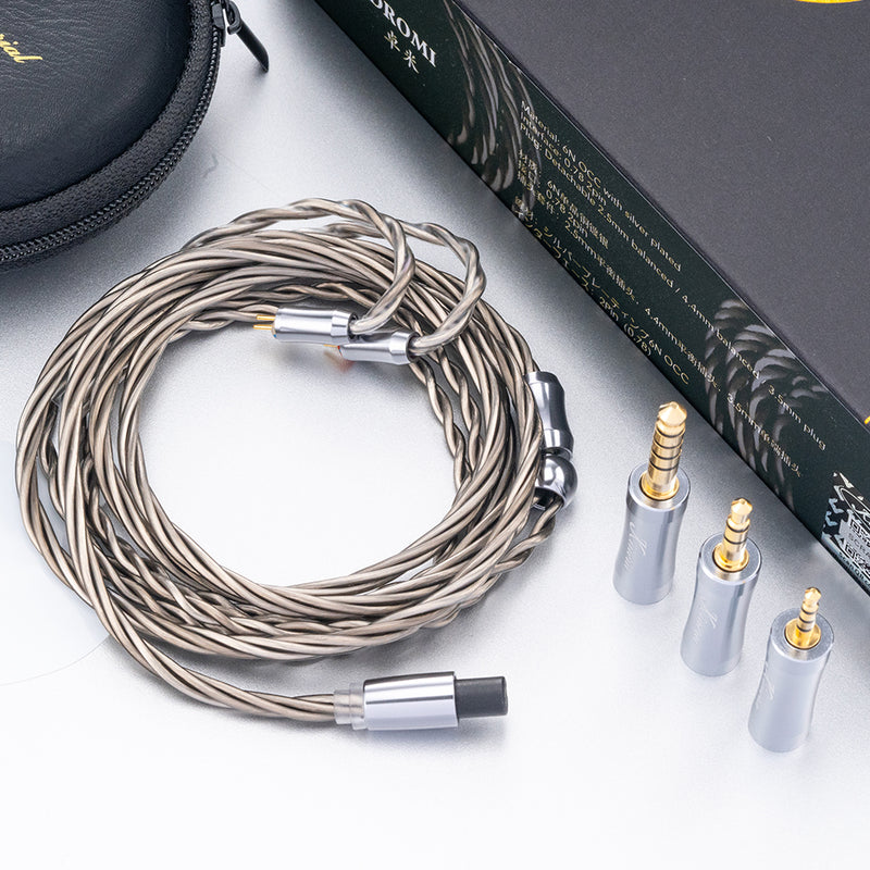 Kinera Dromi Earphone Upgrade Cable 6N OCC 4 Core Silver Plated 0.78 2pin/MMCX Connector Modular 2.5mm 3.5mm 4.4mm Plug Headset - Kinera