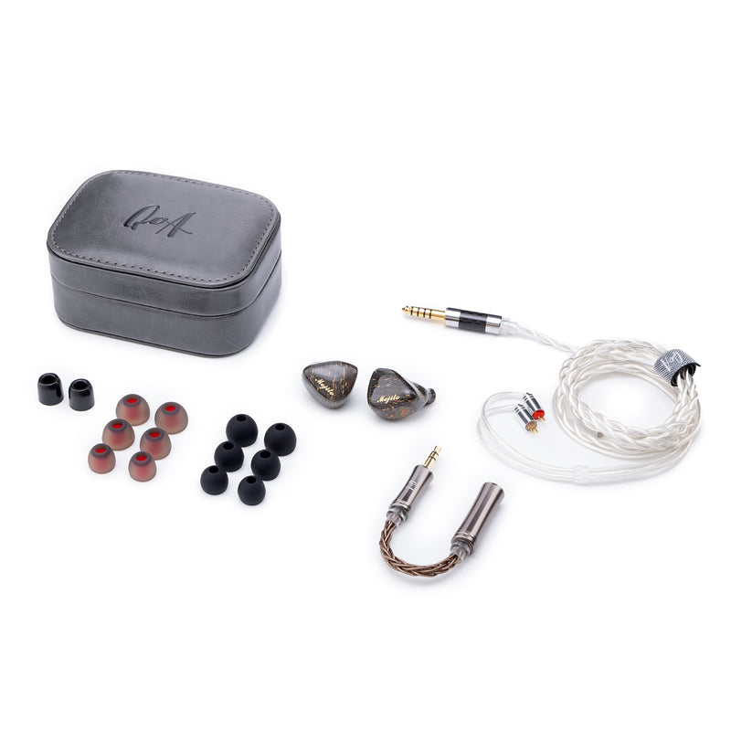 QoA Mojito 2 In Ear Earphones 2 Sonion BA+4 Knowles 6BA Driver Monitor HiFi Music 0.78 2pin Cable Headset Kinera IEMs Headphone - Kinera