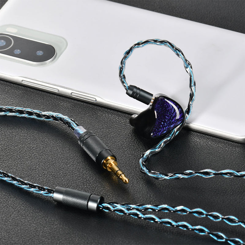 Kinera Celest Lara Earphone Cable 3.5mm Aluminum Detachable Plug Copper 0.78 2pin IEMs Upgrade Cable For Hifi Music Headphone - Kinera