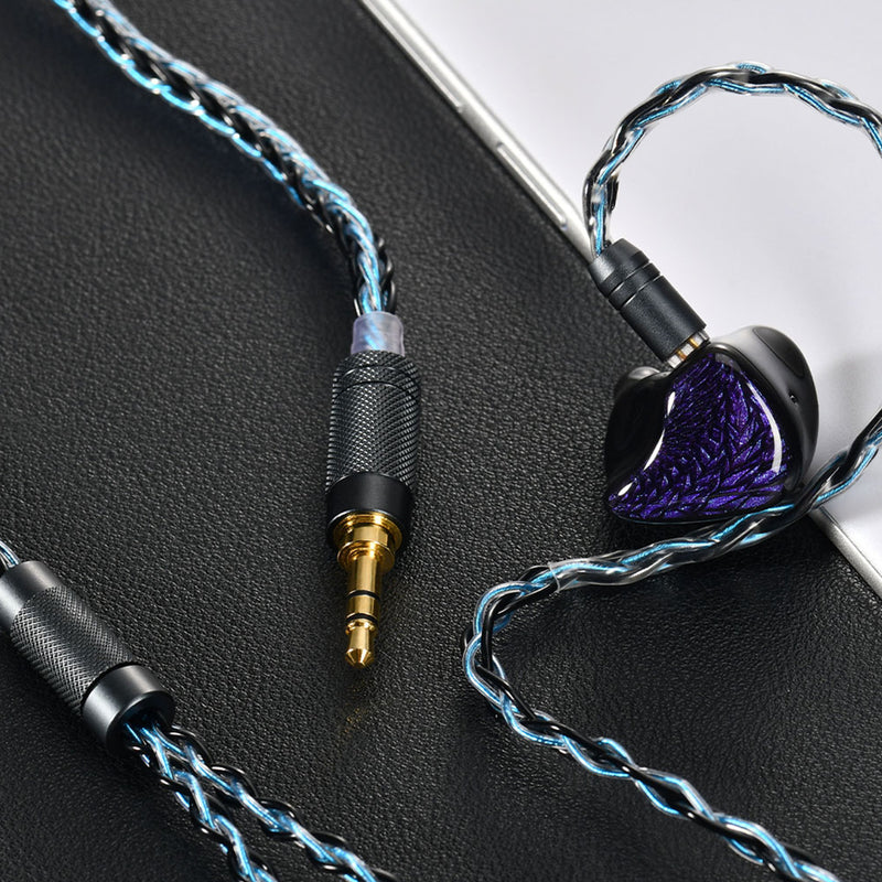 Kinera Celest Lara Earphone Cable 3.5mm Aluminum Detachable Plug Copper 0.78 2pin IEMs Upgrade Cable For Hifi Music Headphone - Kinera