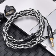 New Kinera Celest Aura Headphone Silver Lated Copper 0.78 2pin Wire Headset Earphone Cable Accessories 3.5mm 4.4mm Plug IEMs - Kinera